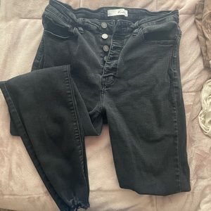 KanCan black button jeans